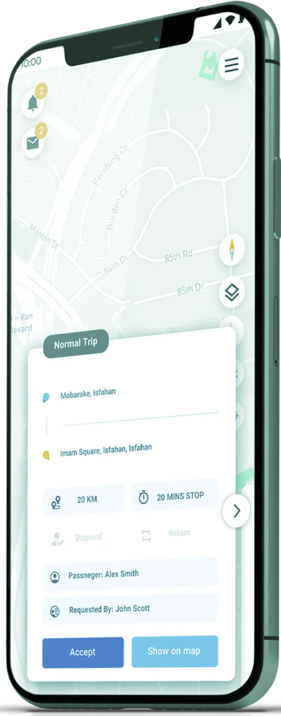 taksi - fleet management system driver panel